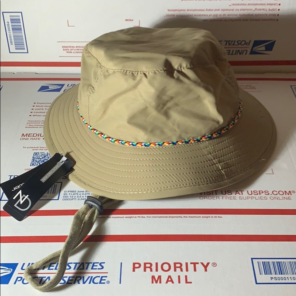 NEW Cute Khaki Sun Hat Mad Hatter